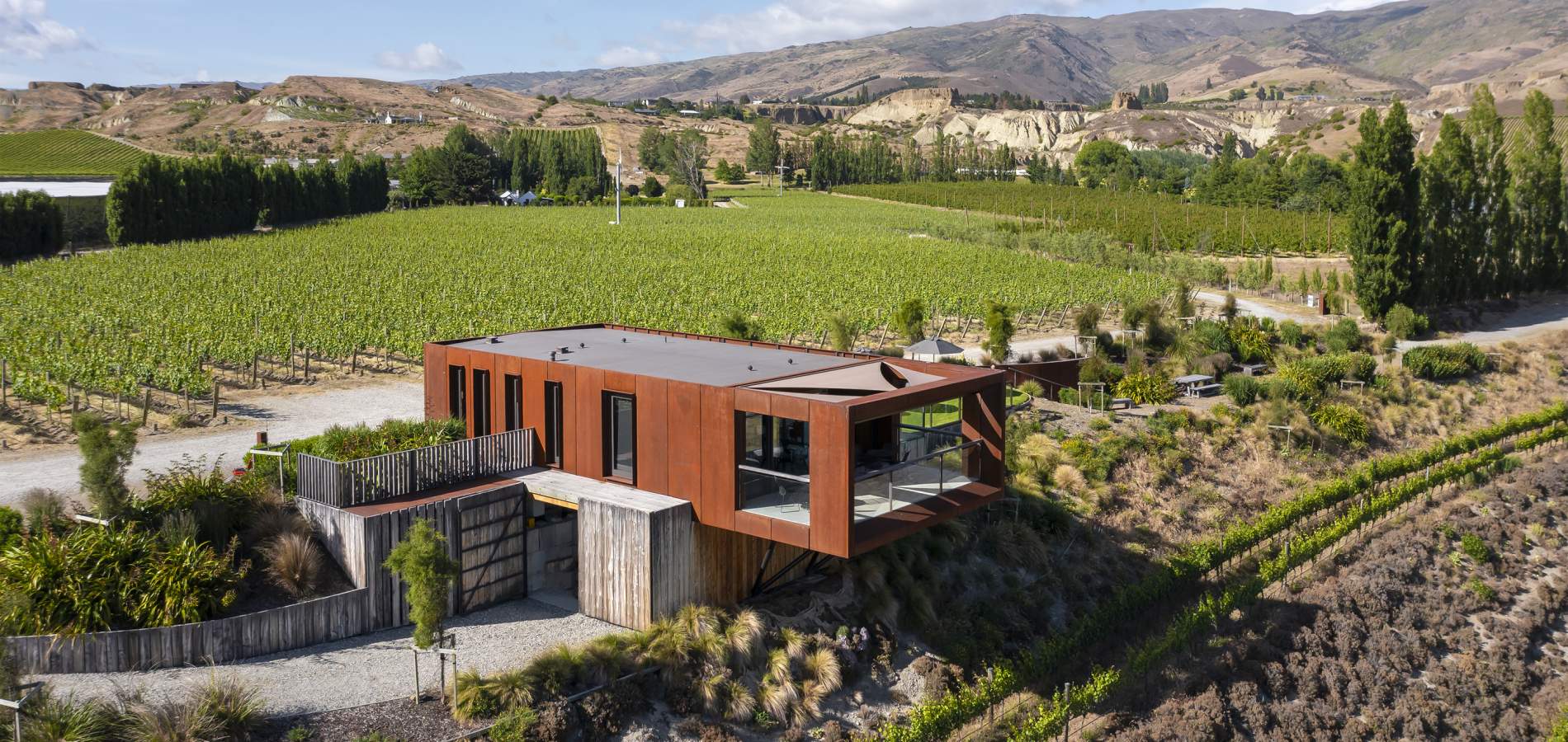 Te Kano Cellar Door Drone Shot